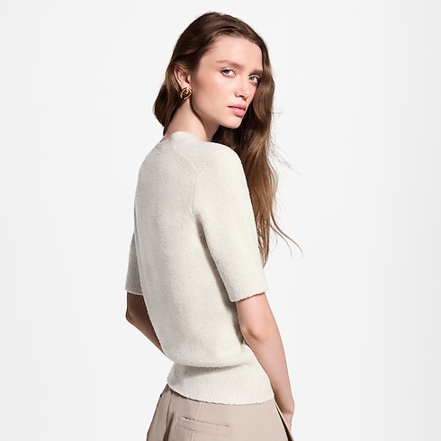 Ready-to-Wear Knitwear Cursive Signature Knit Top | Louis Vuitton ® (Product zoom)