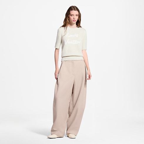 Ready-to-Wear Knitwear Cursive Signature Knit Top | Louis Vuitton ® (Product zoom)