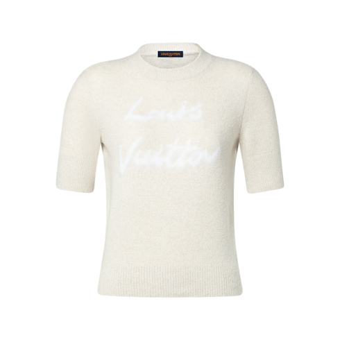 Ready-to-Wear Knitwear Cursive Signature Knit Top | Louis Vuitton ® (Product zoom)