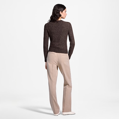 Ready-to-Wear Knitwear Cursive Signature Pullover | Louis Vuitton ® (Product zoom)