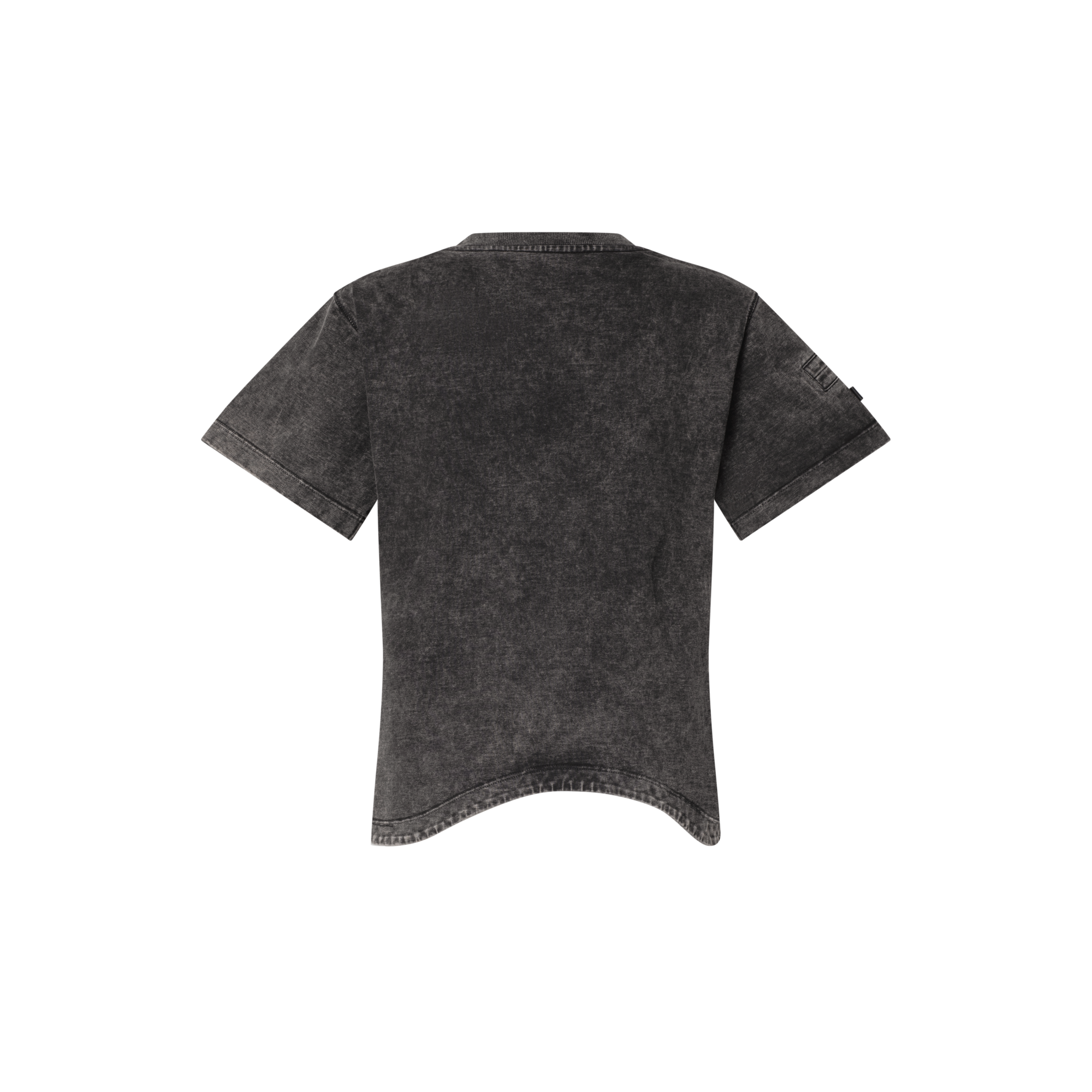  Ready-to-Wear Tops Curve Hem T-Shirt | Louis Vuitton ® (Product zoom)