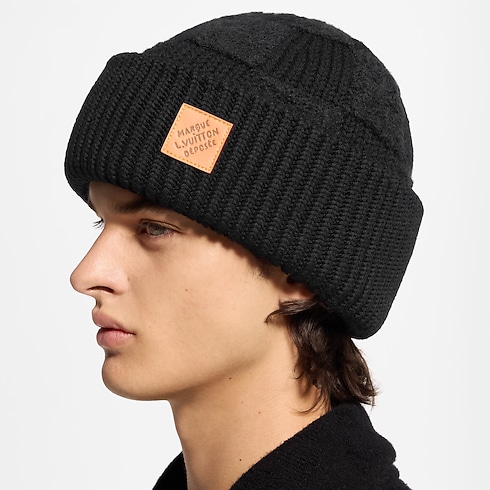 S00 Accessories Hats, Beanies and Socks Damier Cloud Beanie | Louis Vuitton ® (Product zoom)