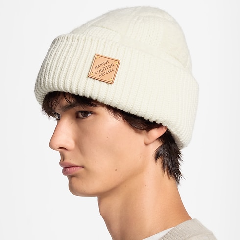 S00 Accessories Hats, Beanies and Socks Damier Cloud Beanie | Louis Vuitton ® (Product zoom)