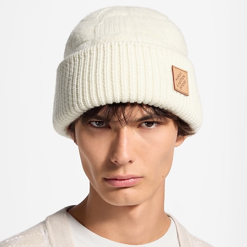 S00 Accessories Hats, Beanies and Socks Damier Cloud Beanie | Louis Vuitton ® (Product zoom)