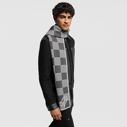 S00 Accessories Scarves Damier Heritage Scarf | Louis Vuitton ® (Product zoom)