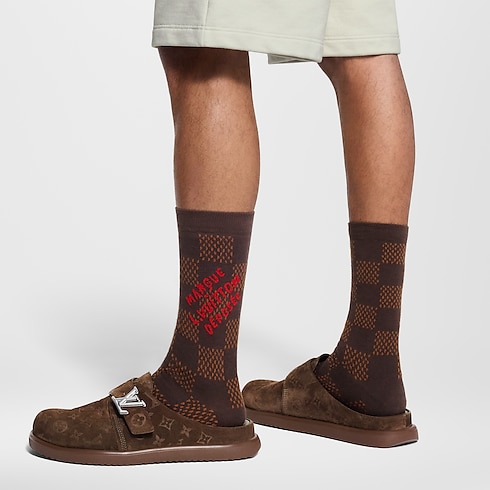 S00 Accessories Home Textile Damier Heritage Socks | Louis Vuitton ® (Product zoom)
