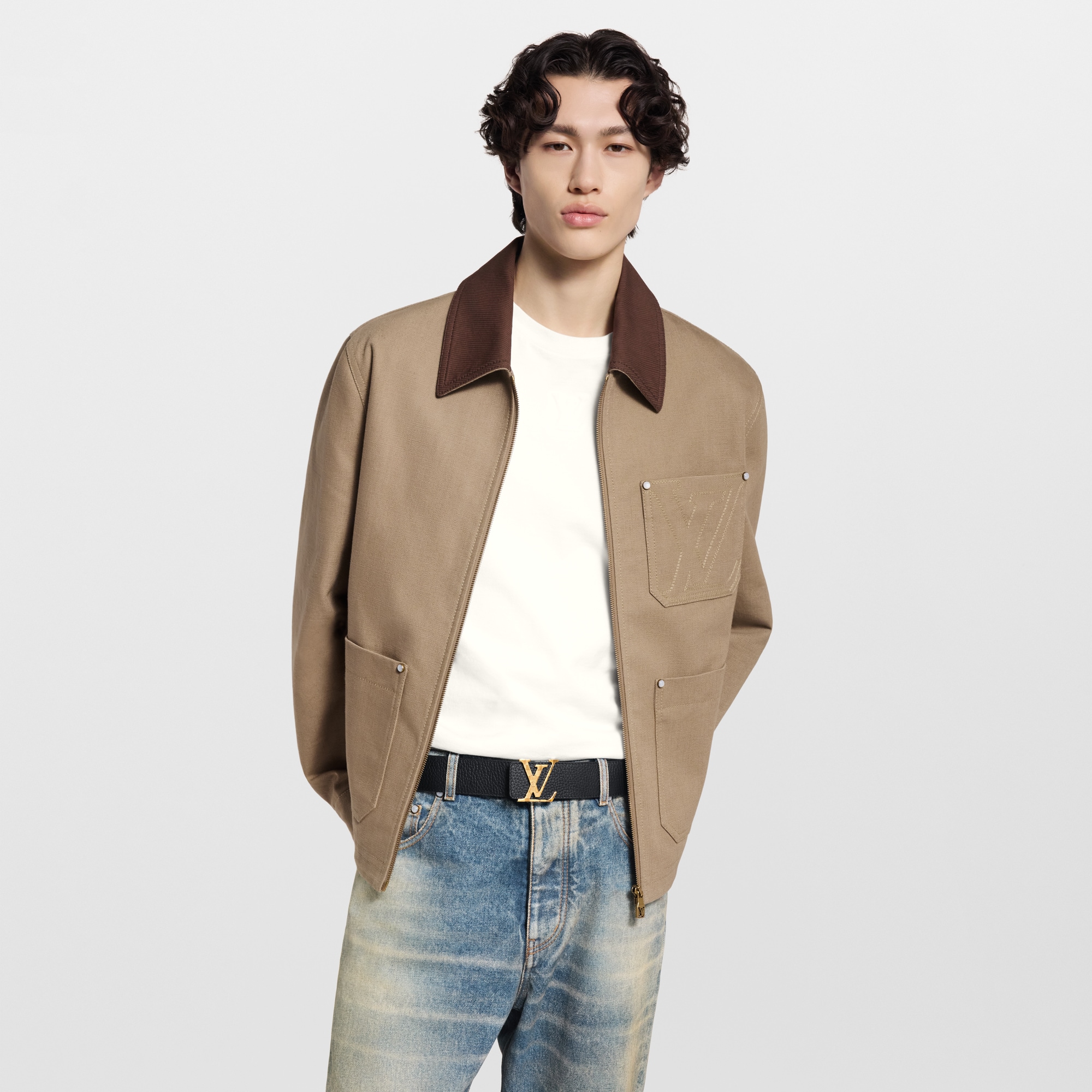 Other Leathers Accessories Belts Damier LV 40mm Reversible Belt | Louis Vuitton ® (Product zoom)