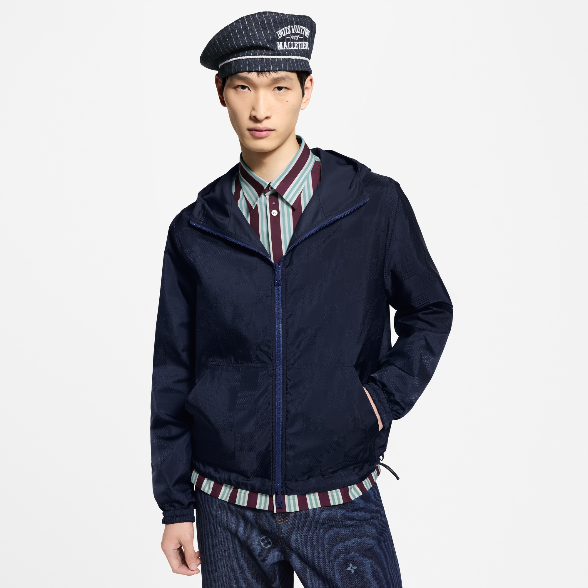  Ready-to-Wear Coats and Outerwear Damier Reversible Windbreaker | Louis Vuitton ® (Product zoom)
