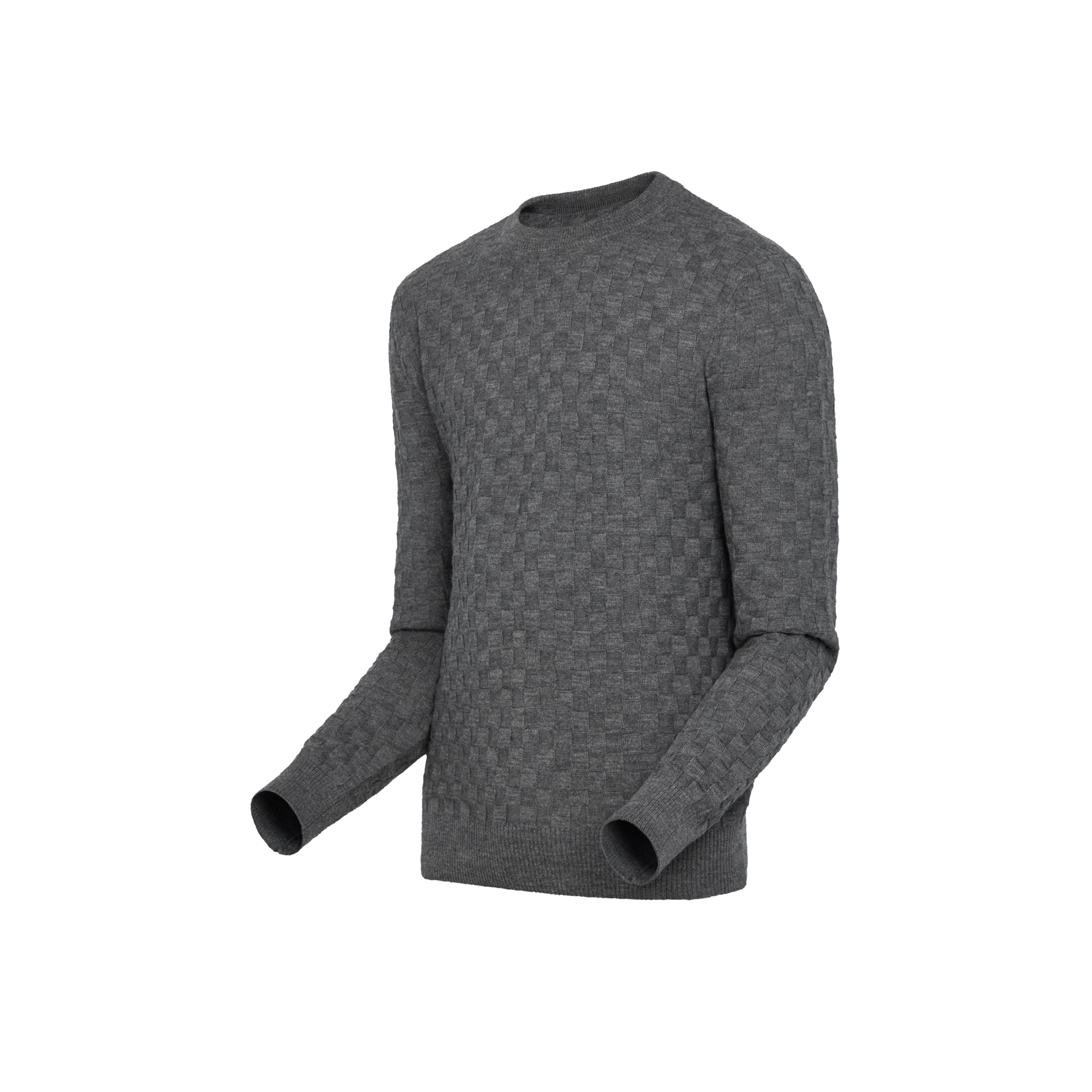  Ready-to-Wear Knitwear and Sweatshirts Damier Signature Crewneck | Louis Vuitton ® (Product zoom)