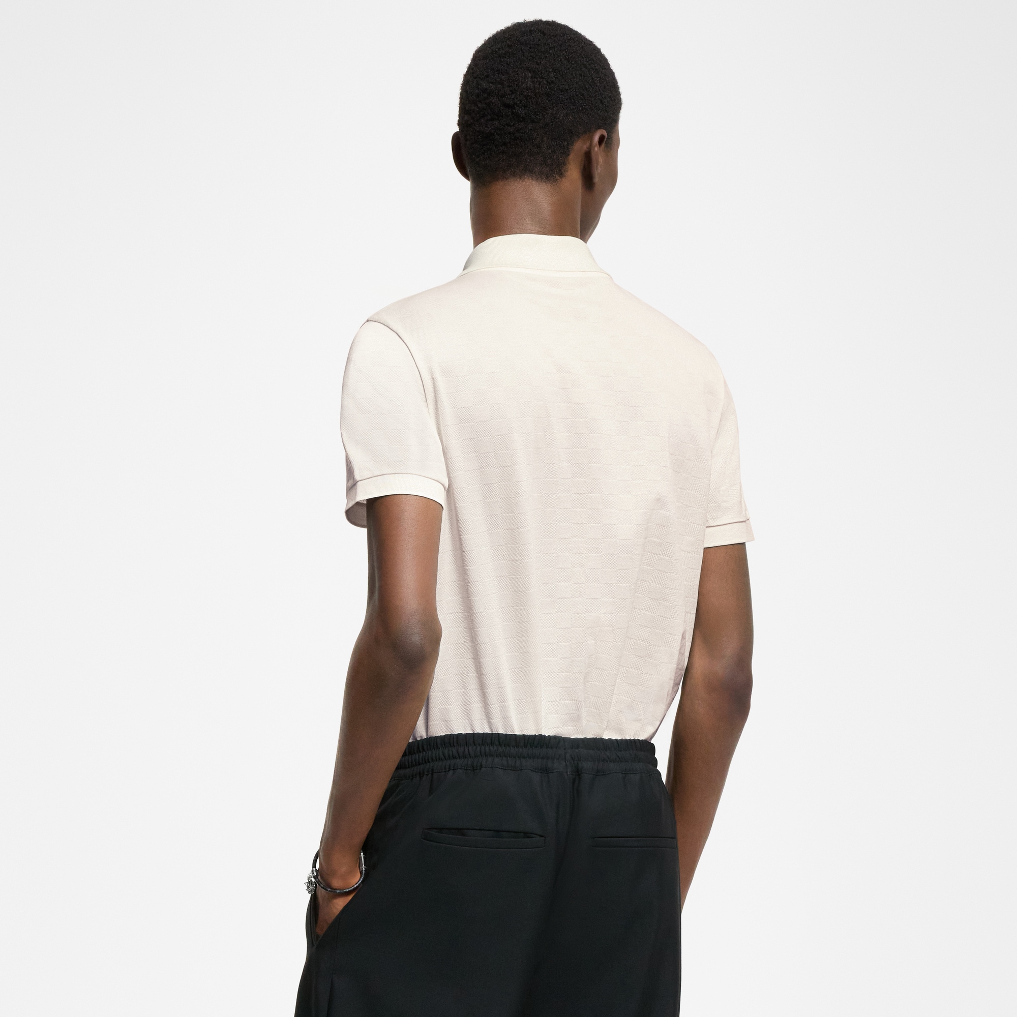  Ready-to-Wear T-Shirts and Polos Damier Signature Polo Shirt | Louis Vuitton ® (Product zoom)