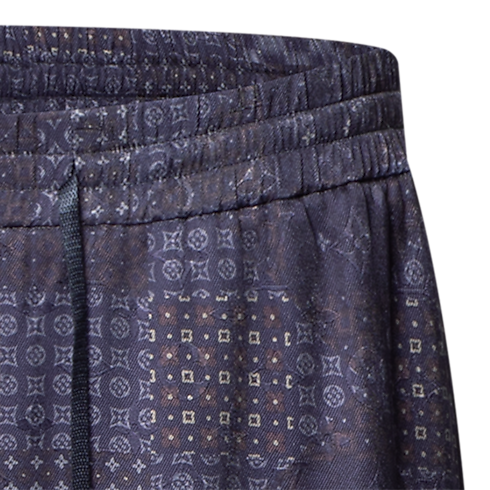 New In Men } Damier Silk Blend Pajama Pants | Louis Vuitton ® (Product zoom)