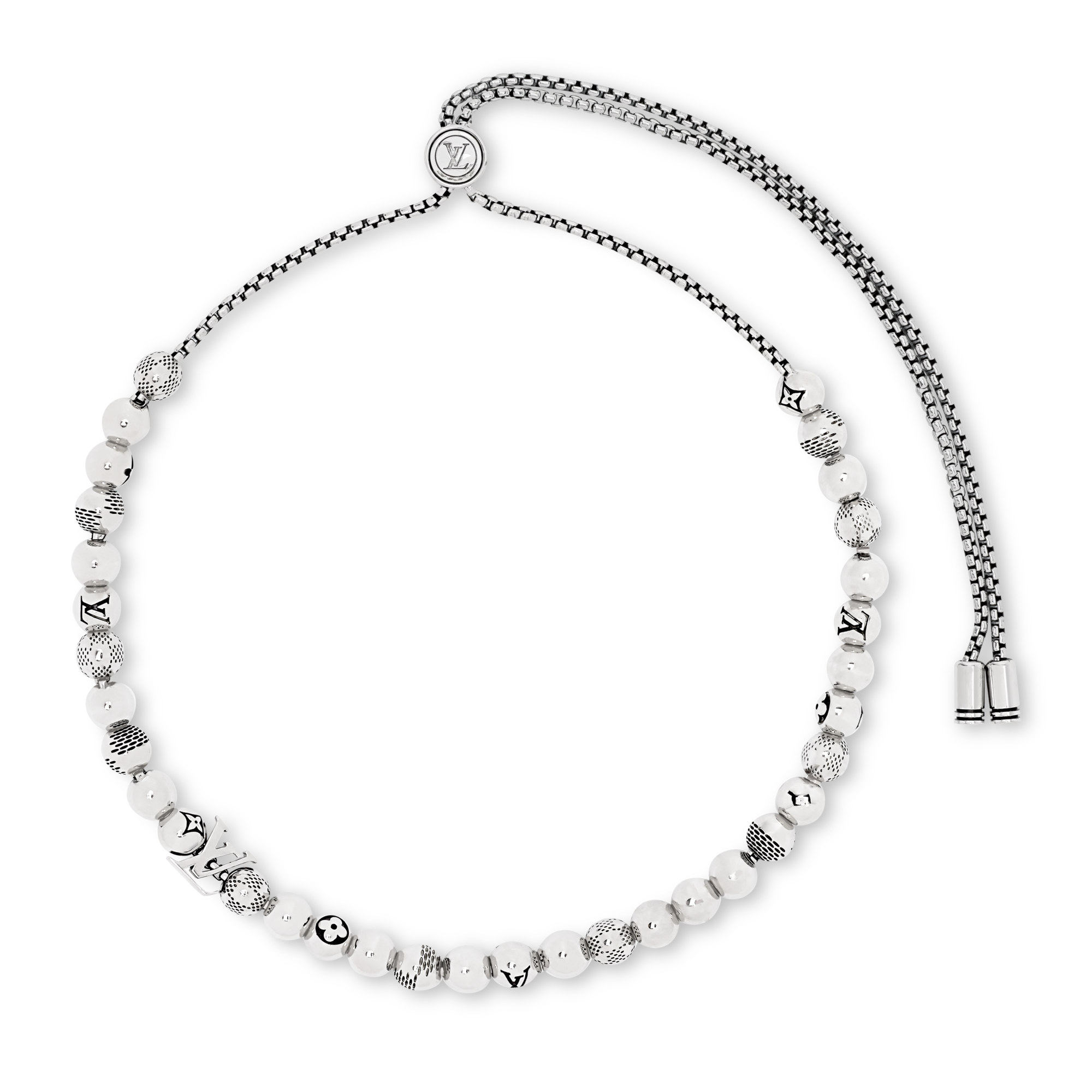 S00 Fashion Jewelry Necklaces and Pendants Damier Staples Ball Necklace
 | Louis Vuitton ® (Product zoom)