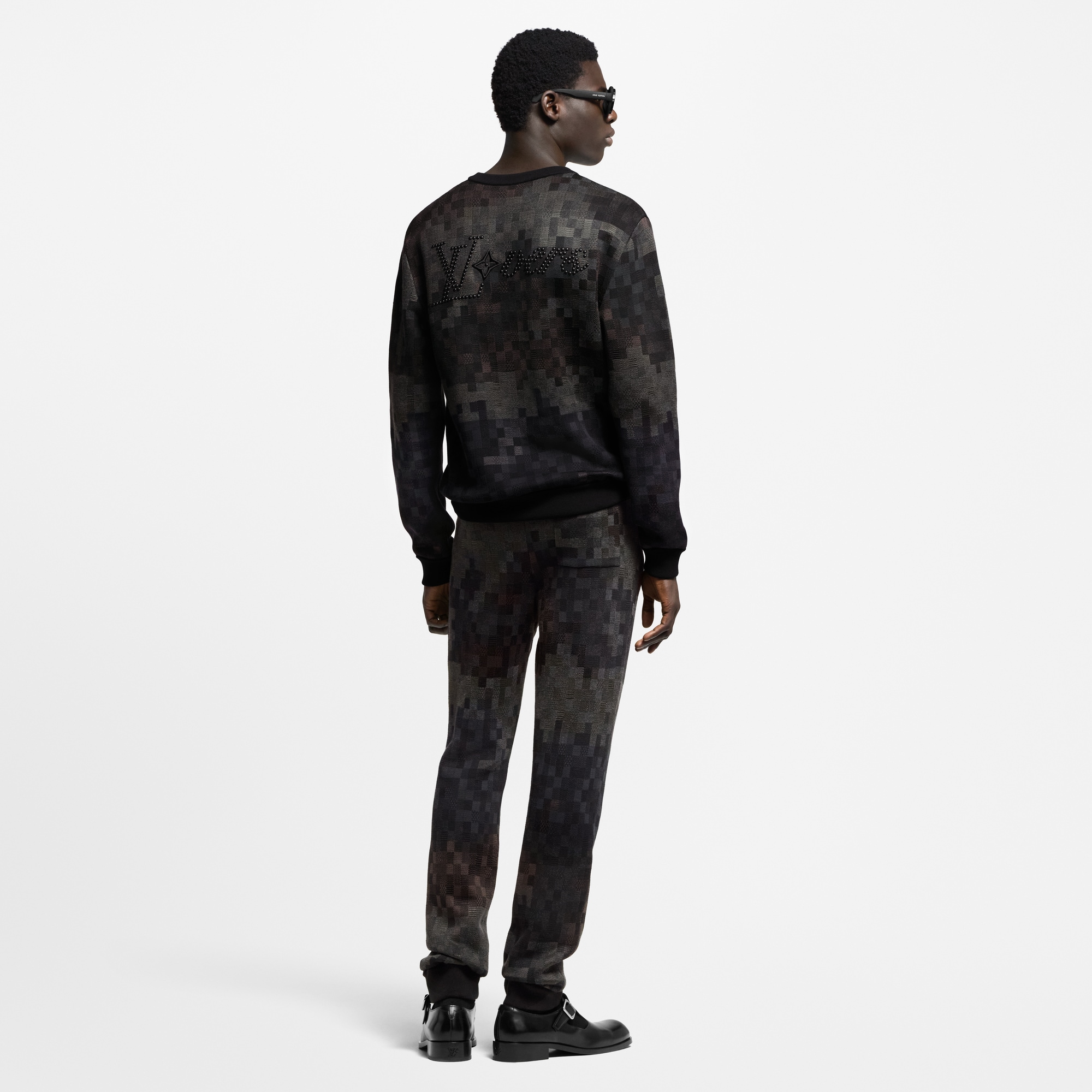  Ready-to-Wear All Ready-to-Wear Damoflage Jacquard Pullover | Louis Vuitton ® (Product zoom)