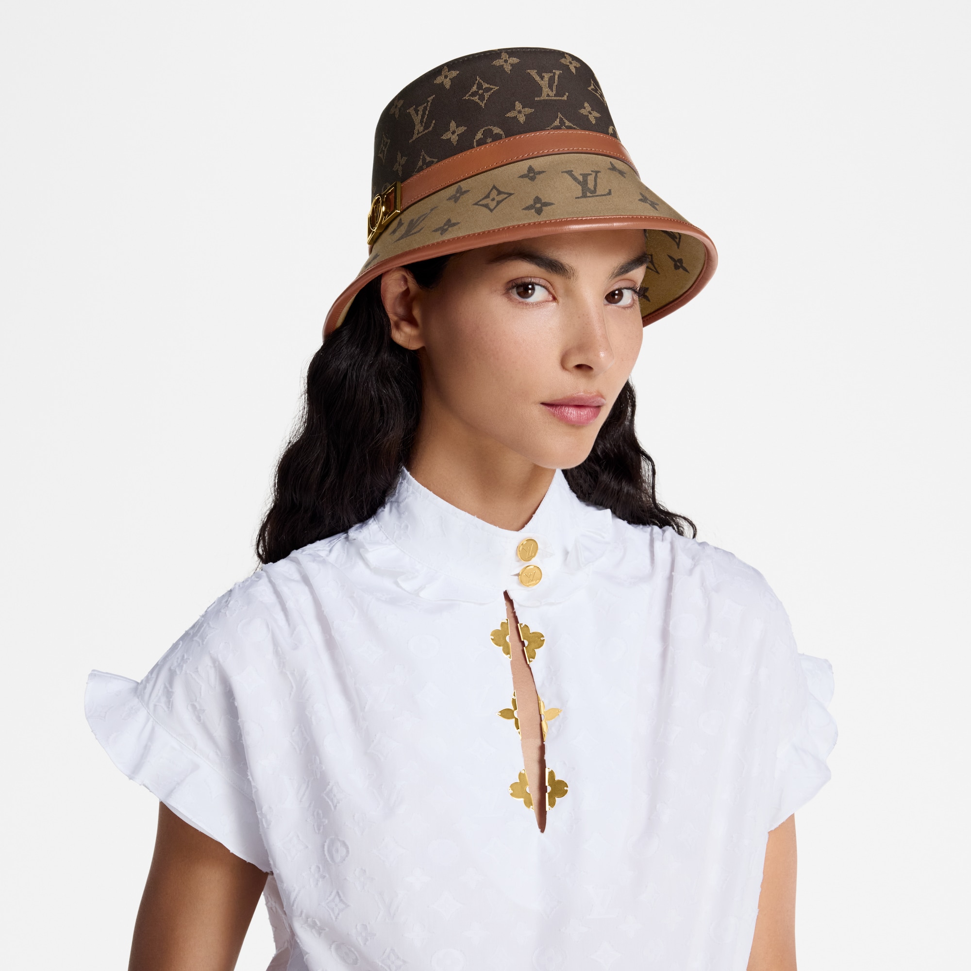 S00 Accessories Hats and Gloves Dauphine Bucket Hat | Louis Vuitton ® (Product zoom)