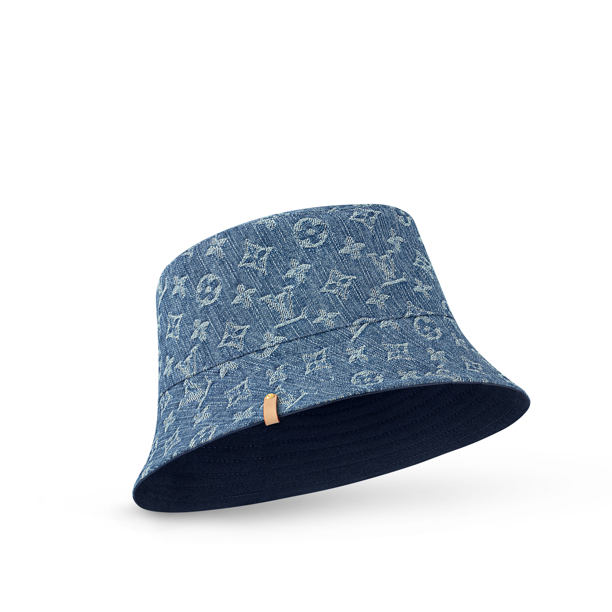S00 Accessories Hats and Gloves Denim Bucket Hat | Louis Vuitton ® (Product zoom)
