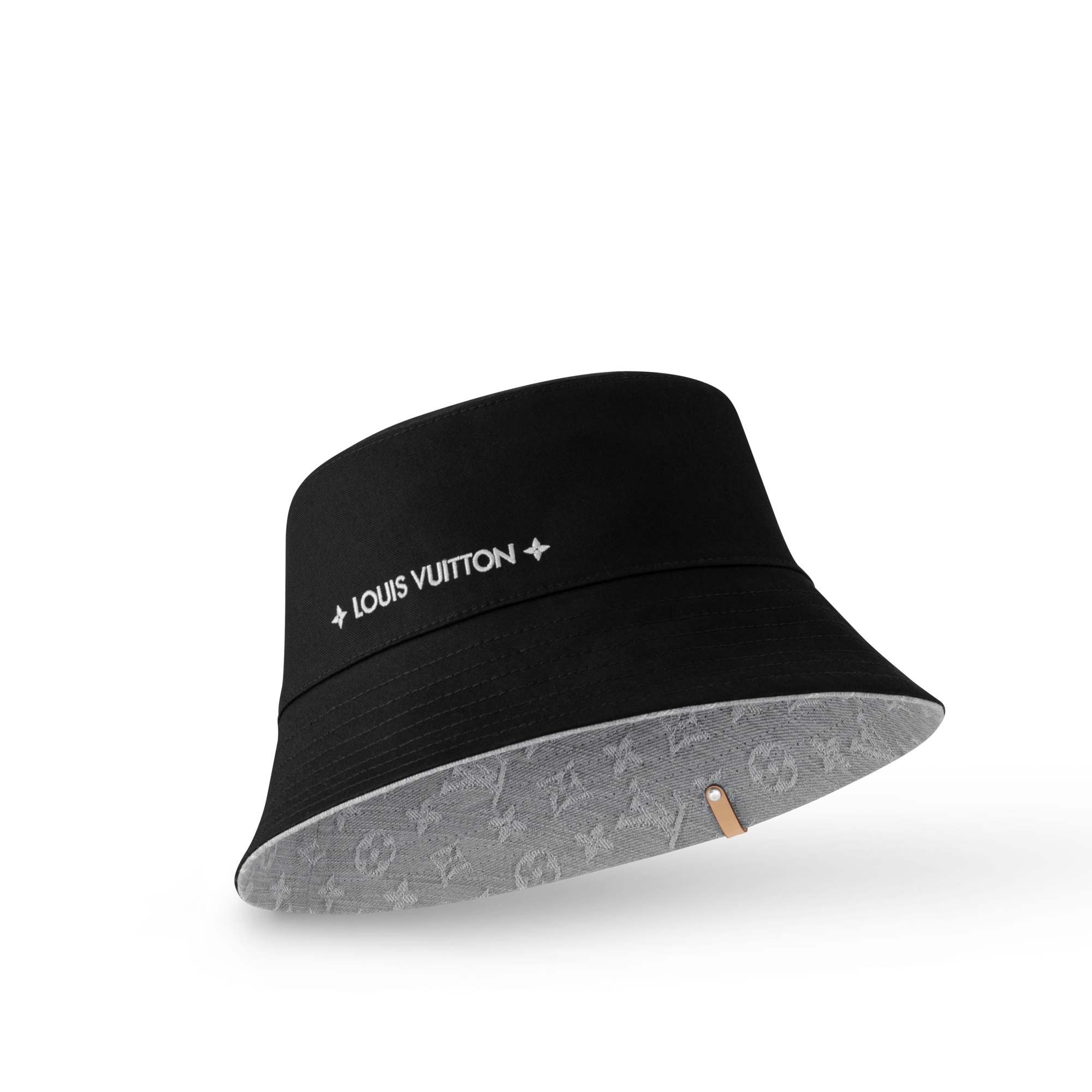 S00 Accessories Hats and Gloves Denim Bucket Hat | Louis Vuitton ® (Product zoom)