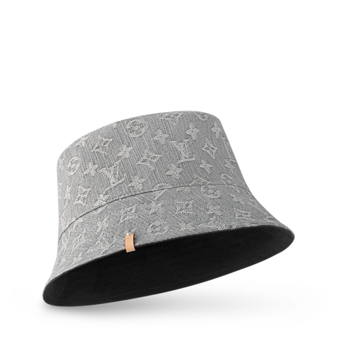 S00 Accessories Hats and Gloves Denim Bucket Hat | Louis Vuitton ® (Product zoom)