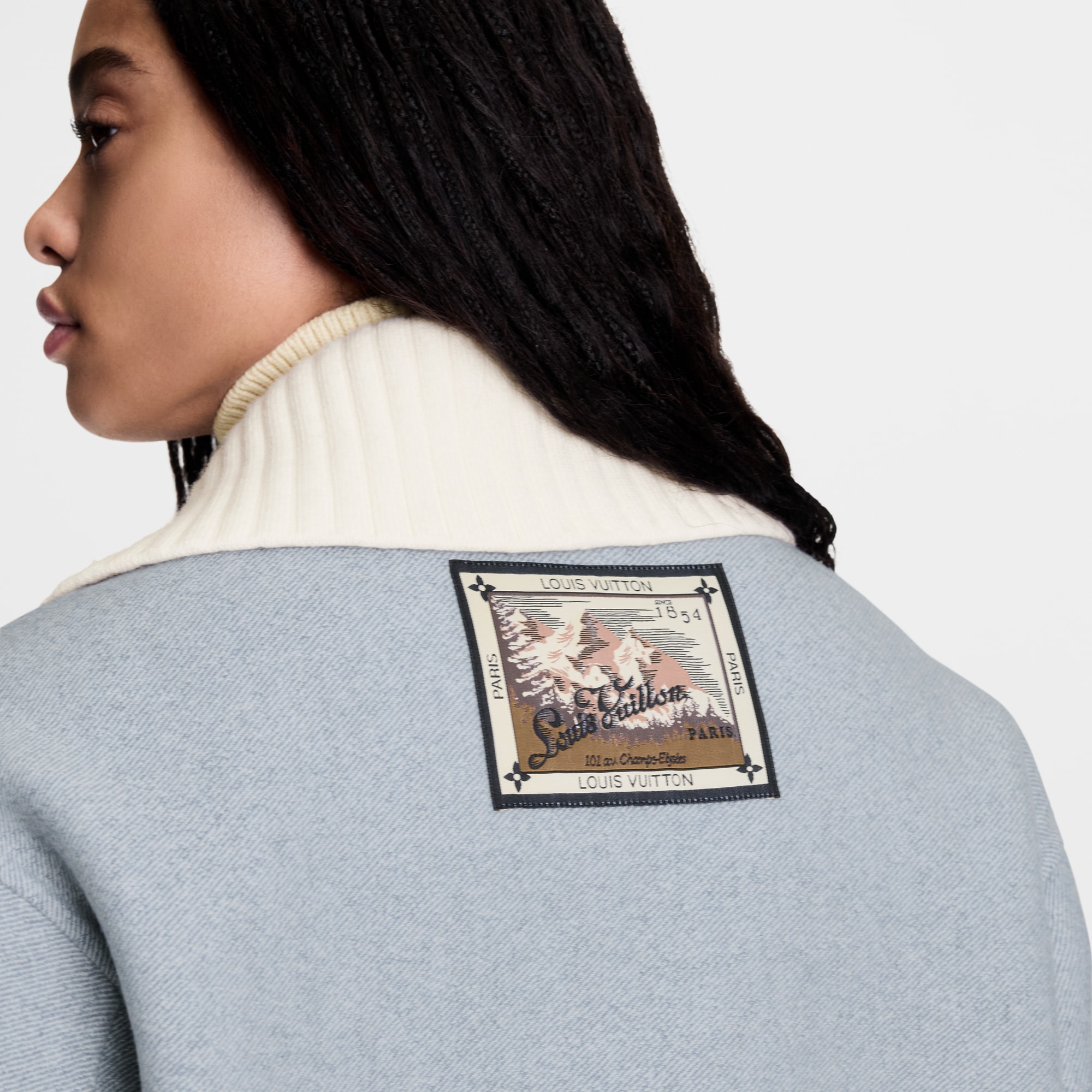  Ready-to-Wear Coats and Jackets Denim-Effect Double Face Jacket | Louis Vuitton ® (Product zoom)