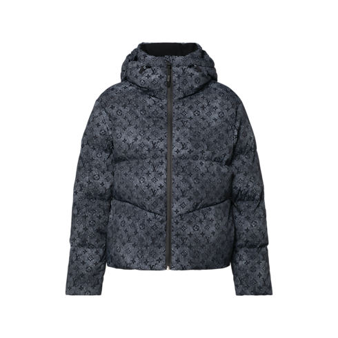 Prêt-à-Porter Manteaux et Vestes Denim-Effect Monogram Down Jacket | Louis Vuitton ® (Zoom produit)