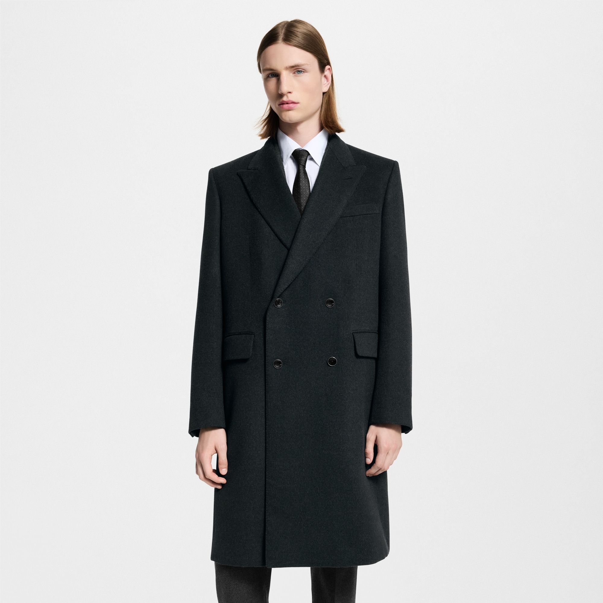  Ready-to-Wear Coats and Outerwear Double-Breasted Tailored Coat | Louis Vuitton ® (Product zoom)