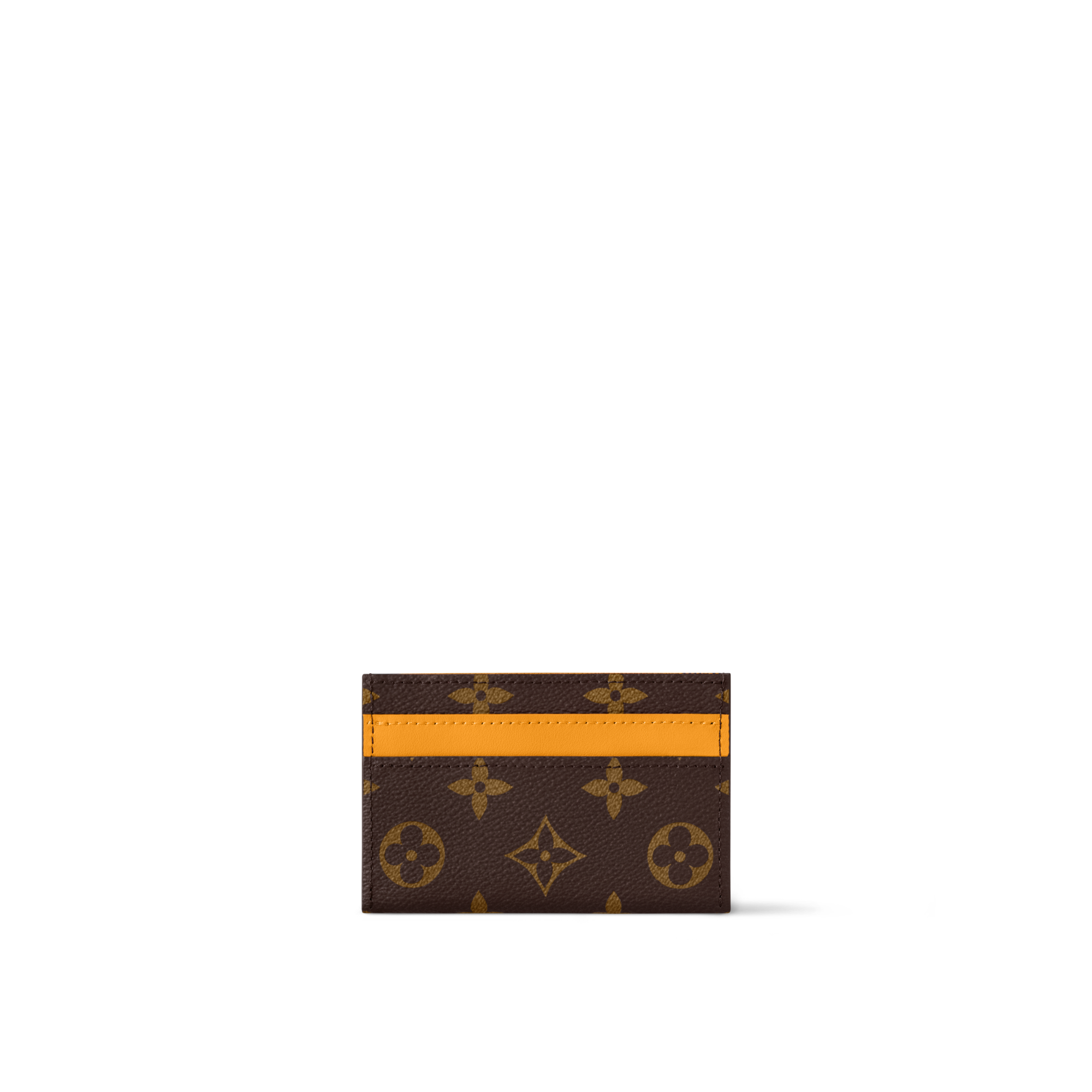 Monogram Macassar Canvas Small Leather Goods Newness Double Card Holder | Louis Vuitton ® (Product zoom)