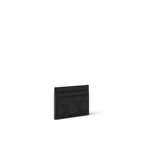 Monogram Shadow Men's Small Leather Goods Card Holders Double Card Holder | Louis Vuitton ® (Product zoom)