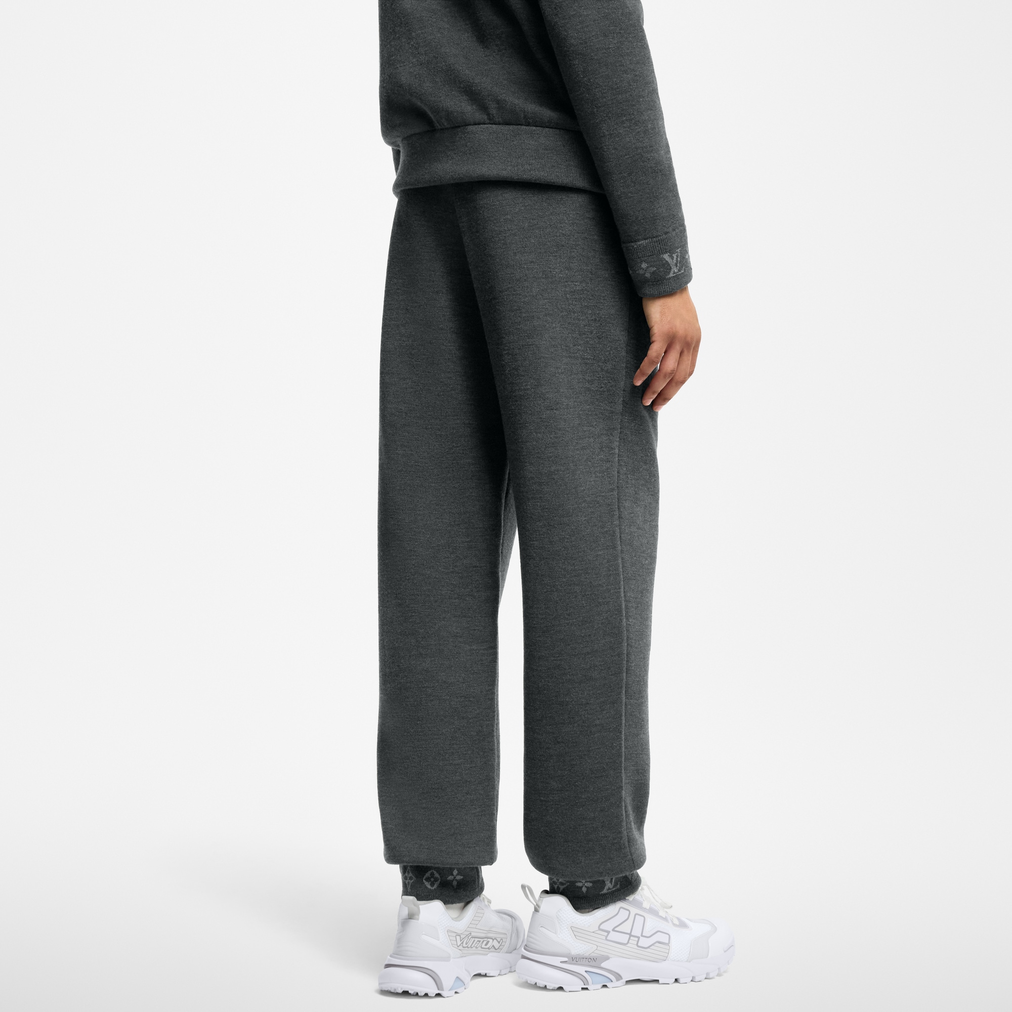  Ready-to-Wear All Ready-to-Wear Double Face Knit Wool Travel Pants | Louis Vuitton ® (Product zoom)