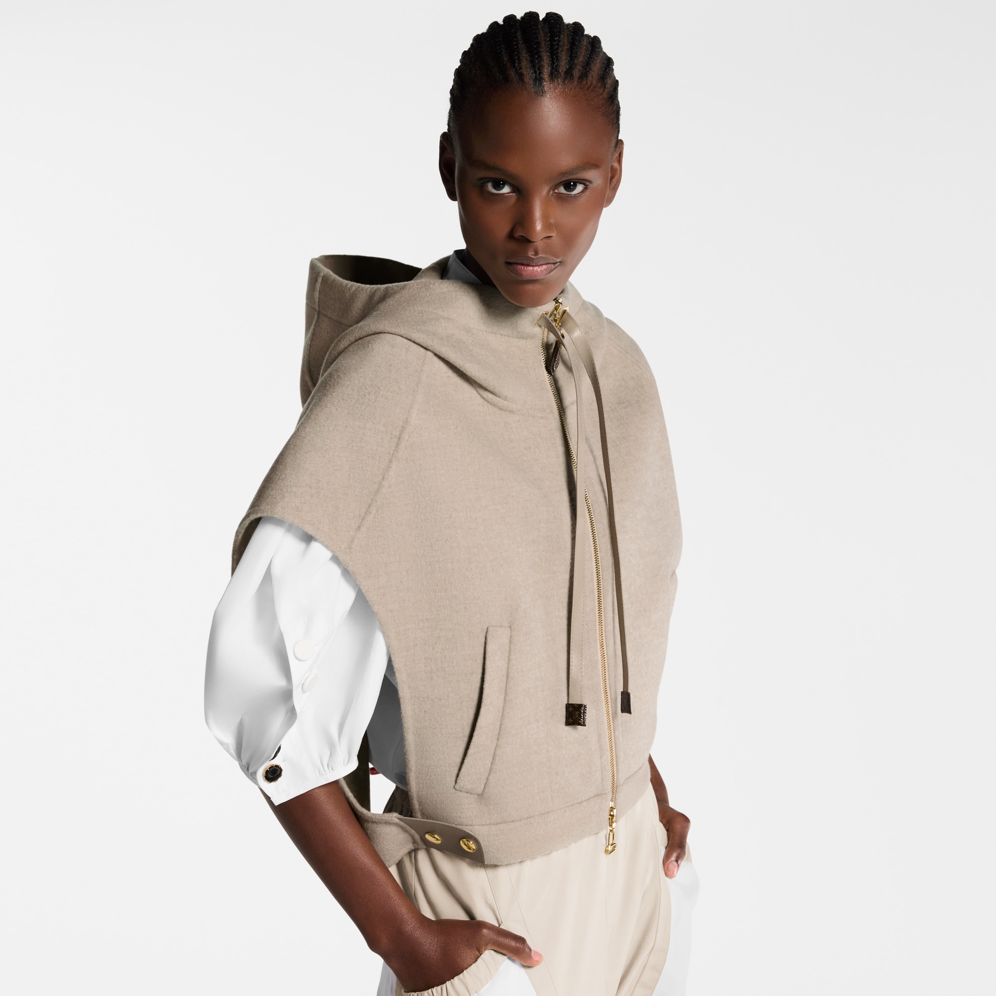  Ready-to-Wear Coats and Jackets Double Face Open-Arm Jacket | Louis Vuitton ® (Product zoom)