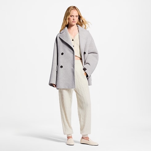 Ready-to-Wear Coats and Jackets Double Face Peacoat | Louis Vuitton ® (Product zoom)