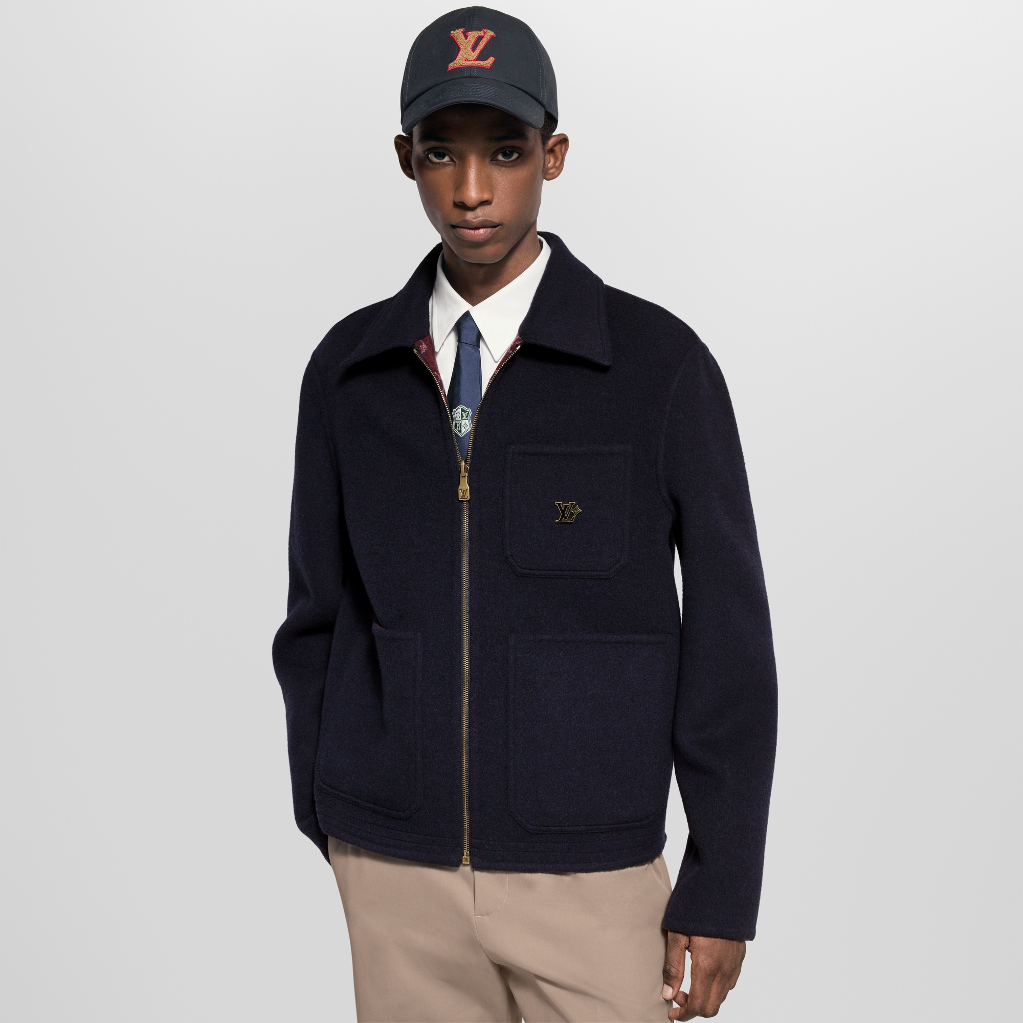  Ready-to-Wear Coats and Outerwear Double Face Reversible Workwear Blouson | Louis Vuitton ® (Product zoom)