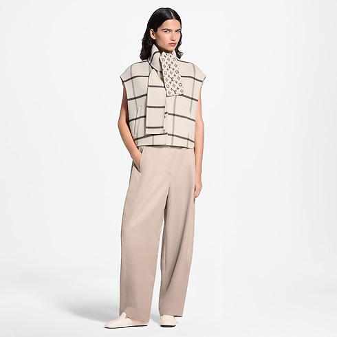 Ready-to-Wear Coats and Jackets Double Face Tartan Gilet | Louis Vuitton ® (Product zoom)