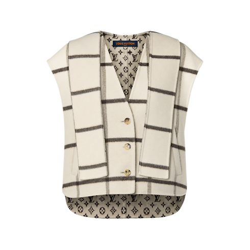 Ready-to-Wear Coats and Jackets Double Face Tartan Gilet | Louis Vuitton ® (Product zoom)