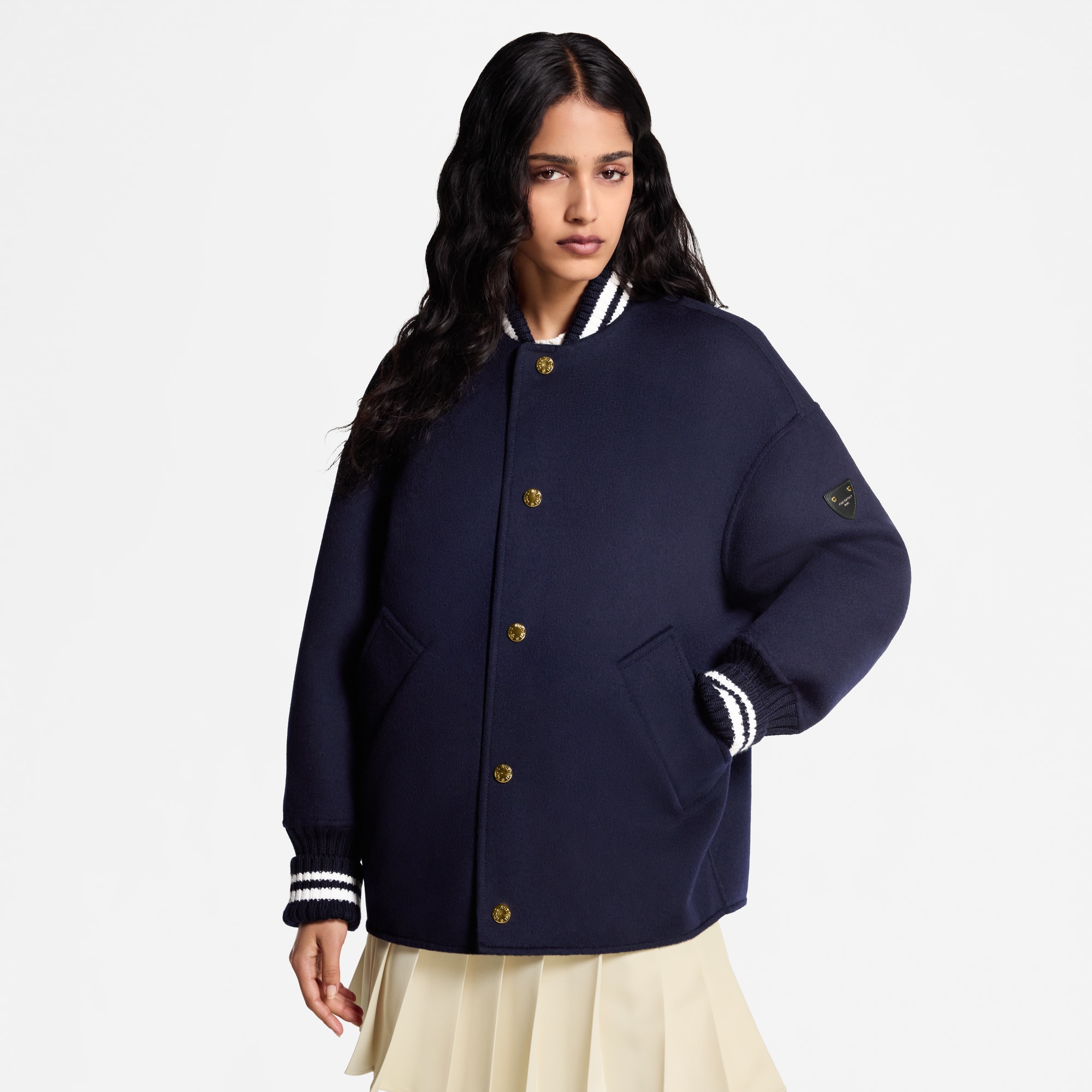  Ready-to-Wear Coats and Jackets Double Face Varsity Jacket | Louis Vuitton ® (Product zoom)
