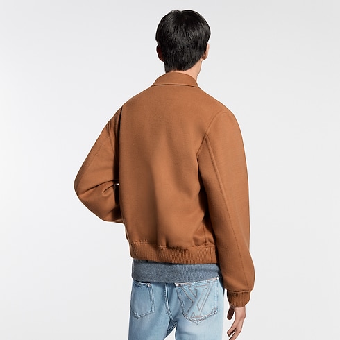 Ready-to-Wear Coats and Outerwear Double Face Wool Blouson | Louis Vuitton ® (Product zoom)