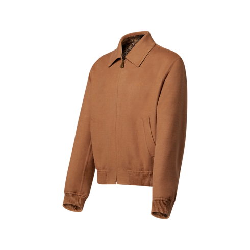 Ready-to-Wear Coats and Outerwear Double Face Wool Blouson | Louis Vuitton ® (Product zoom)