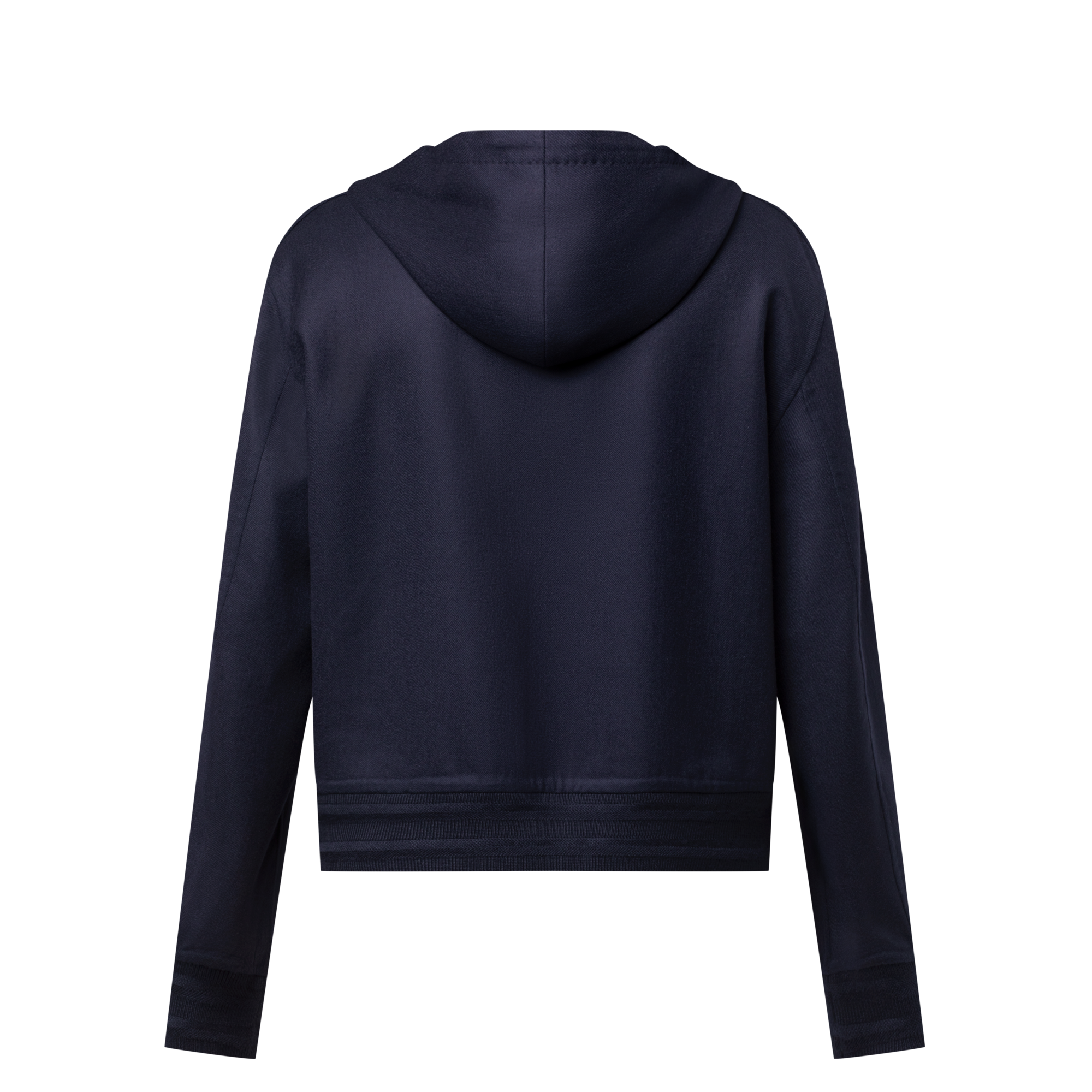  Ready-to-Wear Coats and Outerwear Double Face Wool-Silk Blend Hooded Blouson | Louis Vuitton ® (Product zoom)