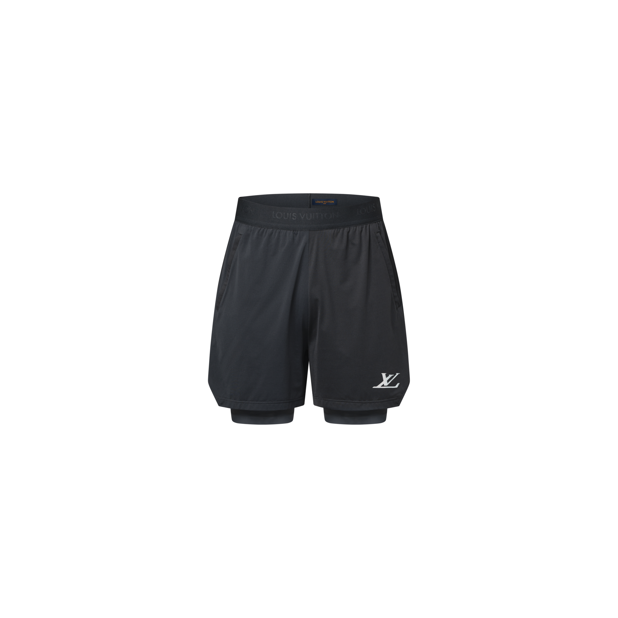  Ready-to-Wear All Ready-to-Wear Double Layer Running Shorts | Louis Vuitton ® (Product zoom)