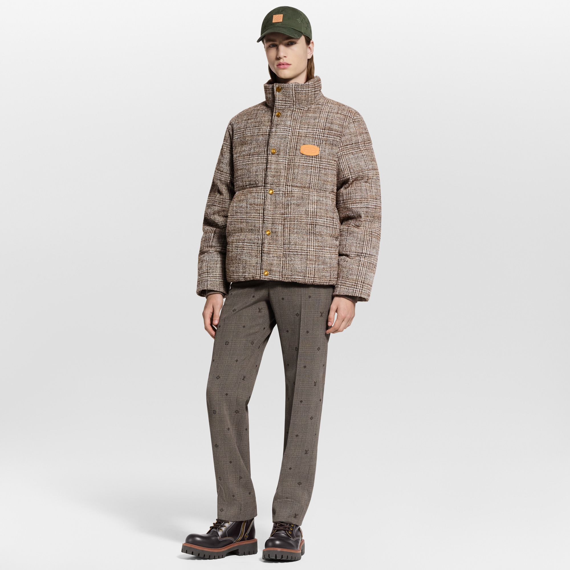  Prêt-à-Porter Manteaux et Blousons Doudoune en tweed | Louis Vuitton ® (Zoom produit)