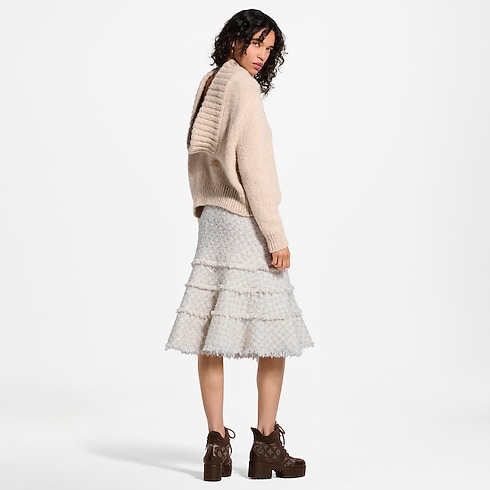 Ready-to-Wear Knitwear Draped Collar Pullover | Louis Vuitton ® (Product zoom)
