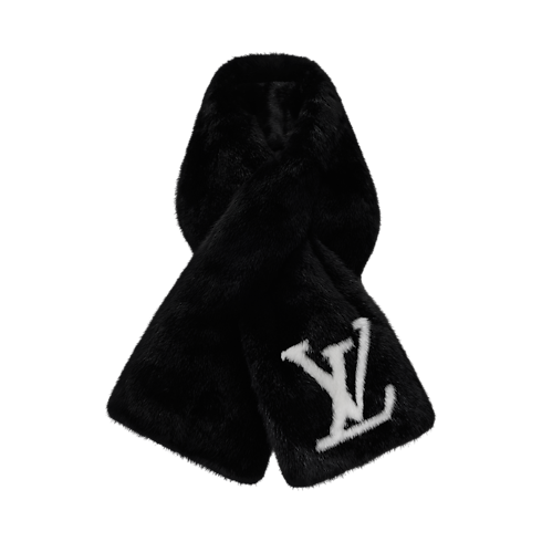 S00 Accessoires Écharpes Écharpe en fourrure LV Initiales | Louis Vuitton ® (Zoom produit)