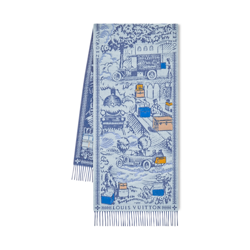 S00 Accessoires Écharpes Écharpe Gaston's Travel | Louis Vuitton ® (Zoom produit)