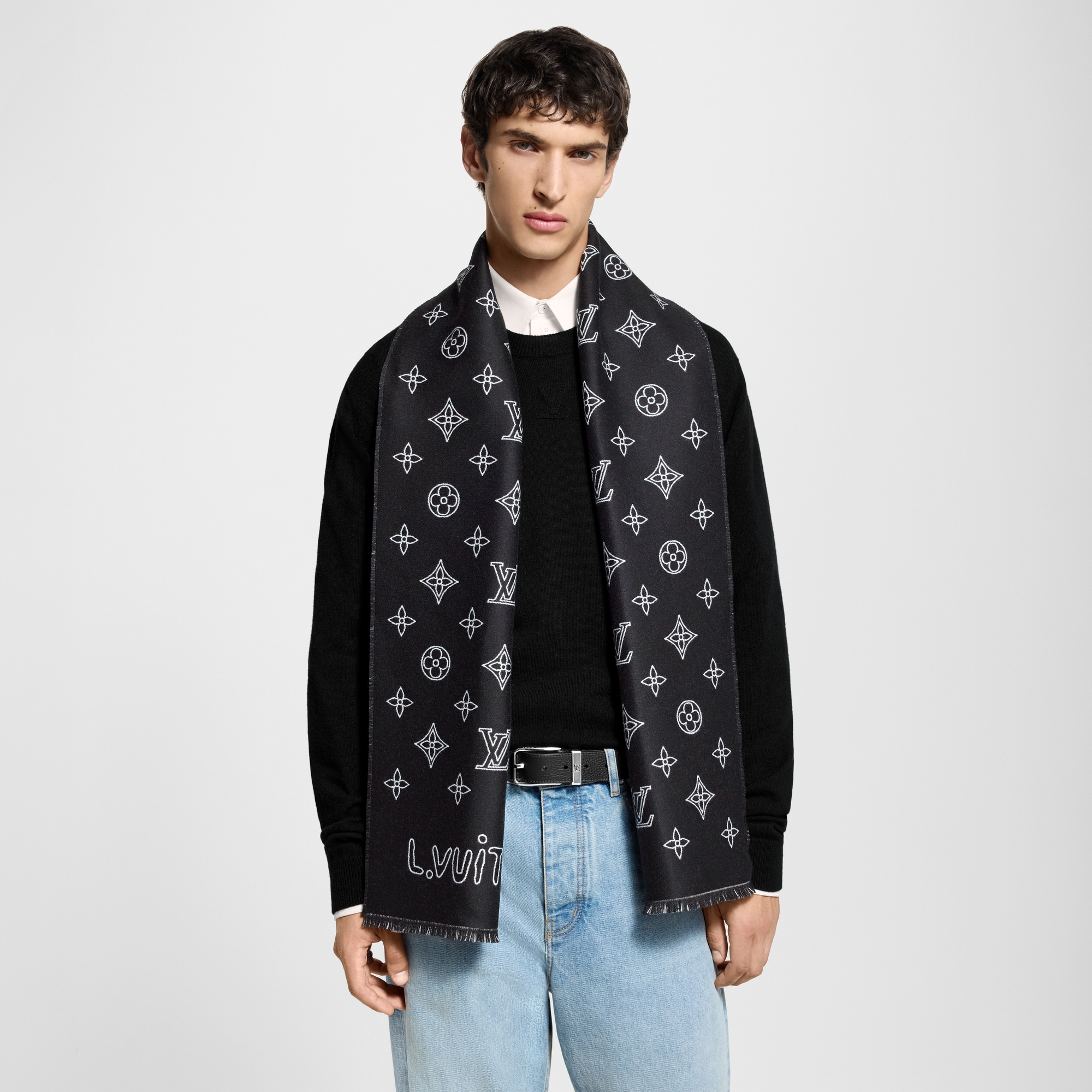 S00 Accessoires Écharpes Écharpe Monogram Blast | Louis Vuitton ® (Zoom produit)