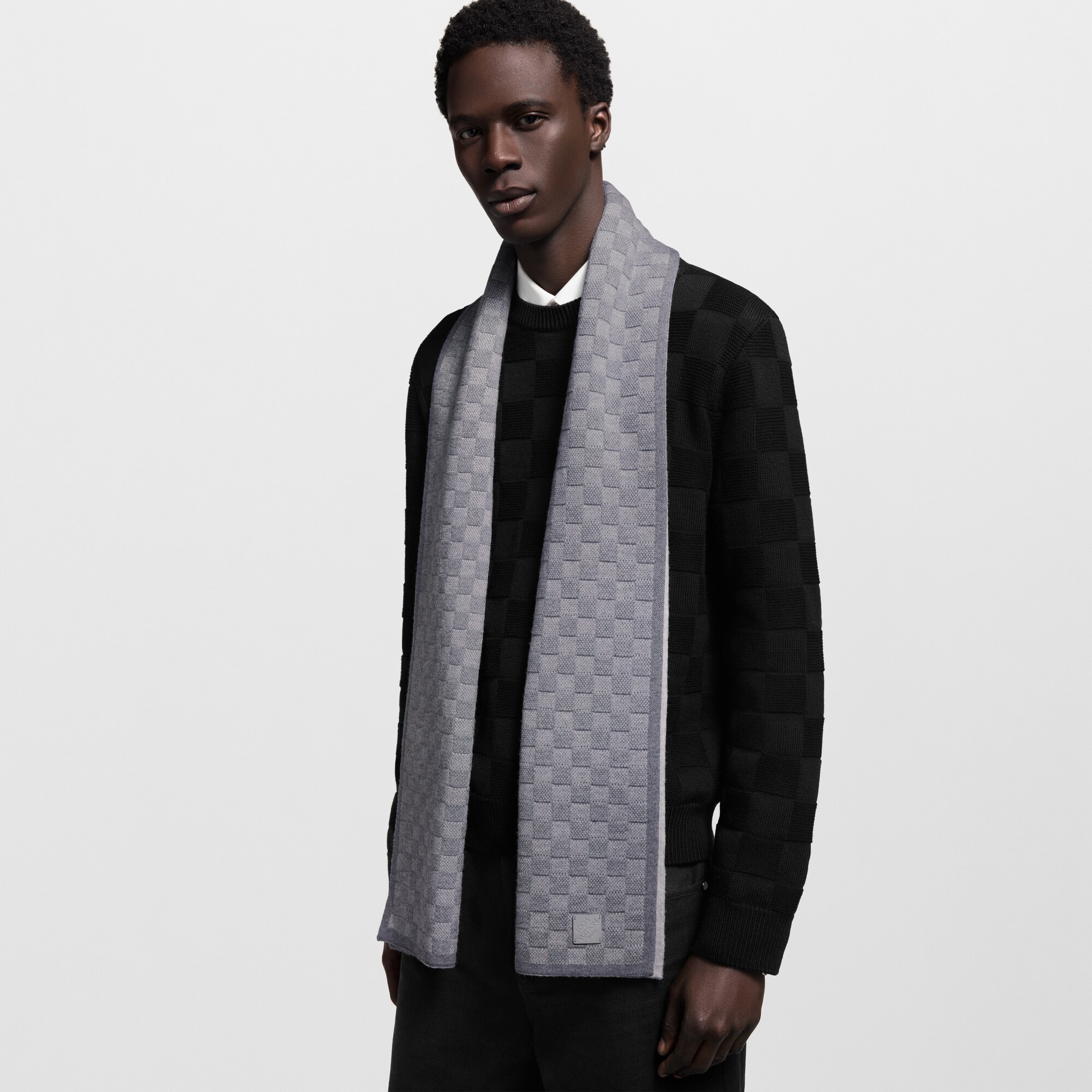 S00 Accessoires Nouveau Cette Saison Écharpe Néo Petit Damier | Louis Vuitton ® (Zoom produit)