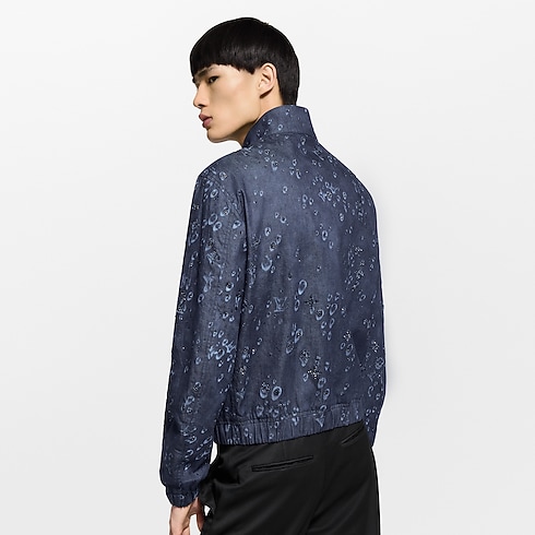 Ready-to-Wear Coats and Outerwear Embellished Denim Harrington Jacket | Louis Vuitton ® (Product zoom)