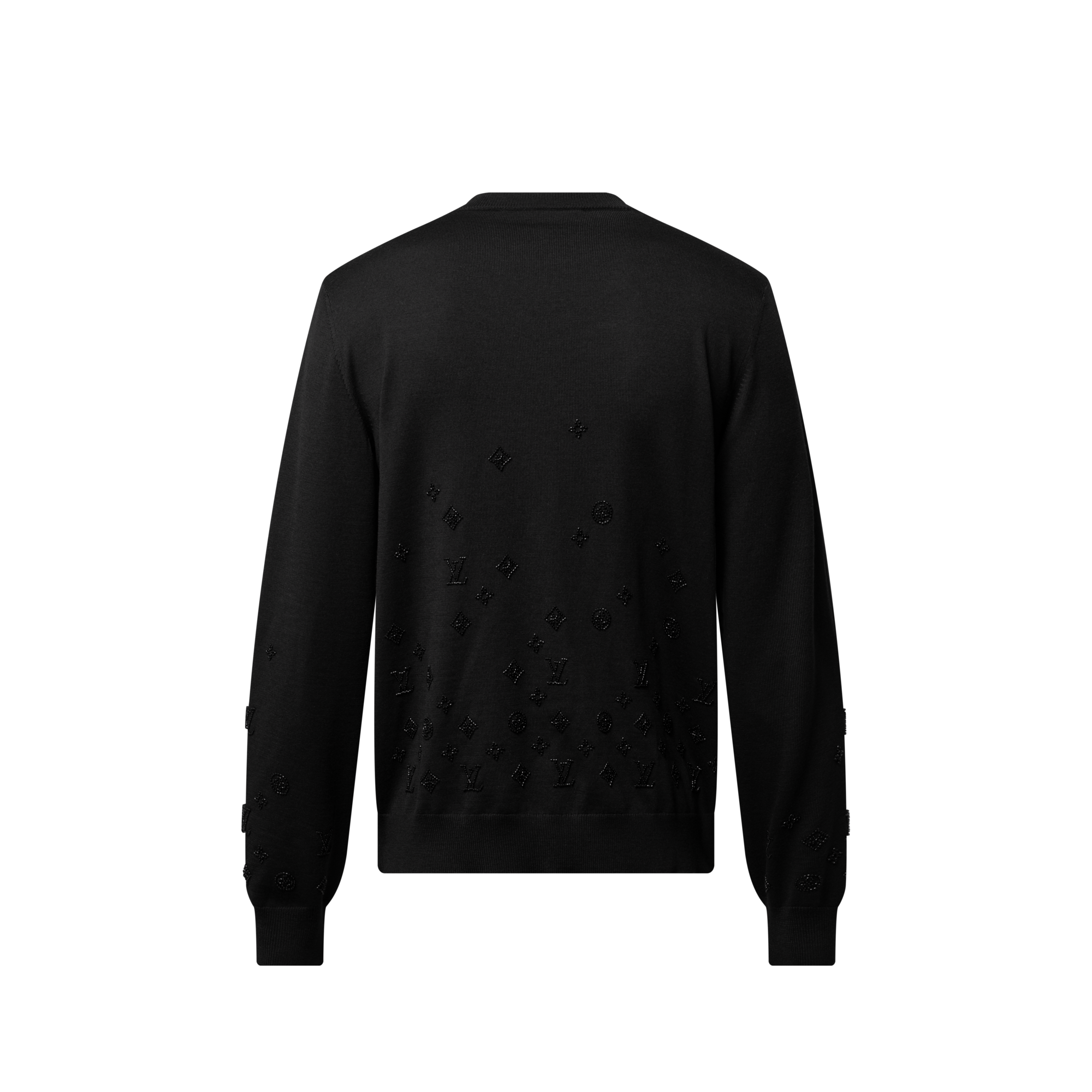  Ready-to-Wear All Ready-to-Wear Embellished Evening Crewneck | Louis Vuitton ® (Product zoom)