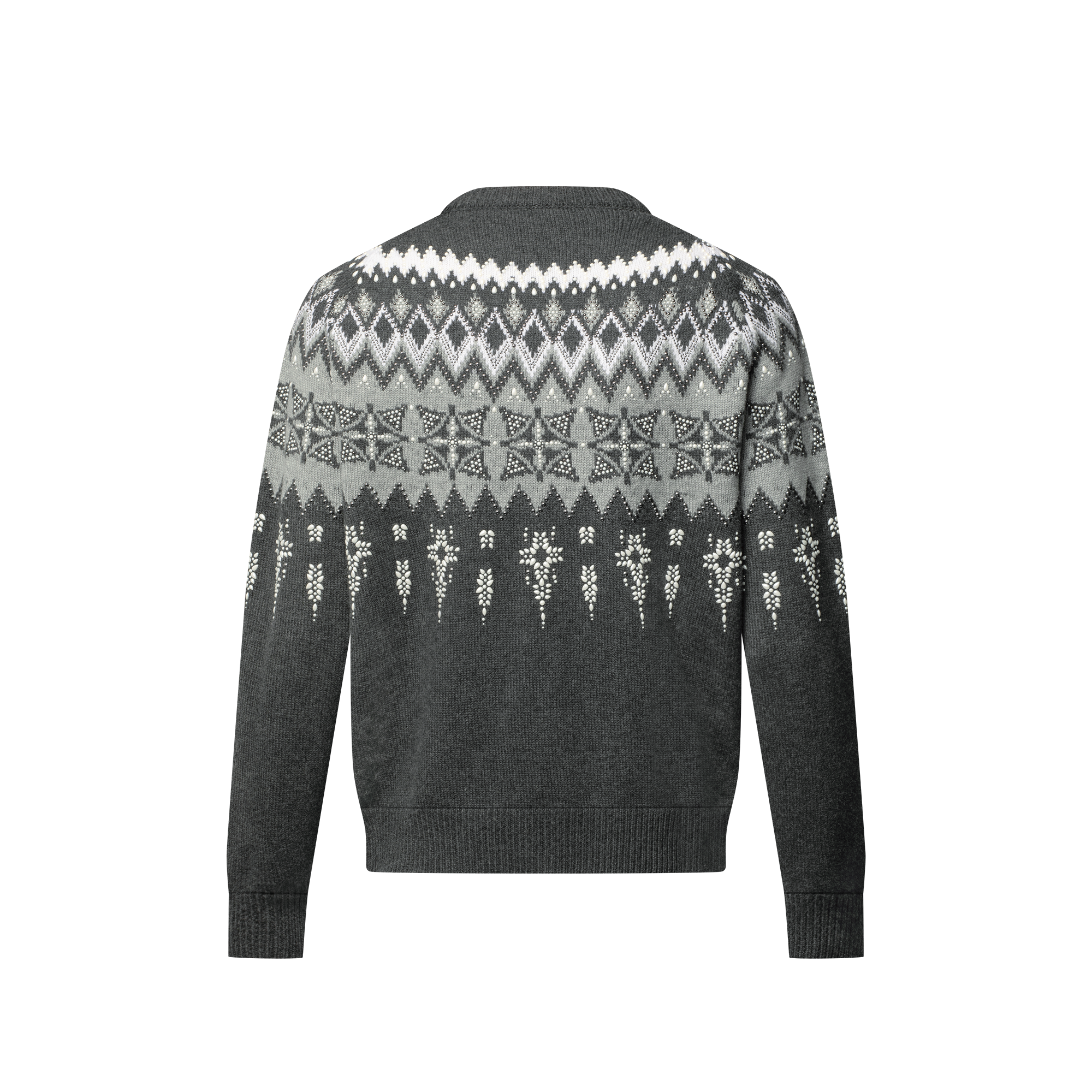  Ready-to-Wear All Ready-to-Wear Embellished Wool-Cashmere Blend Pullover | Louis Vuitton ® (Product zoom)