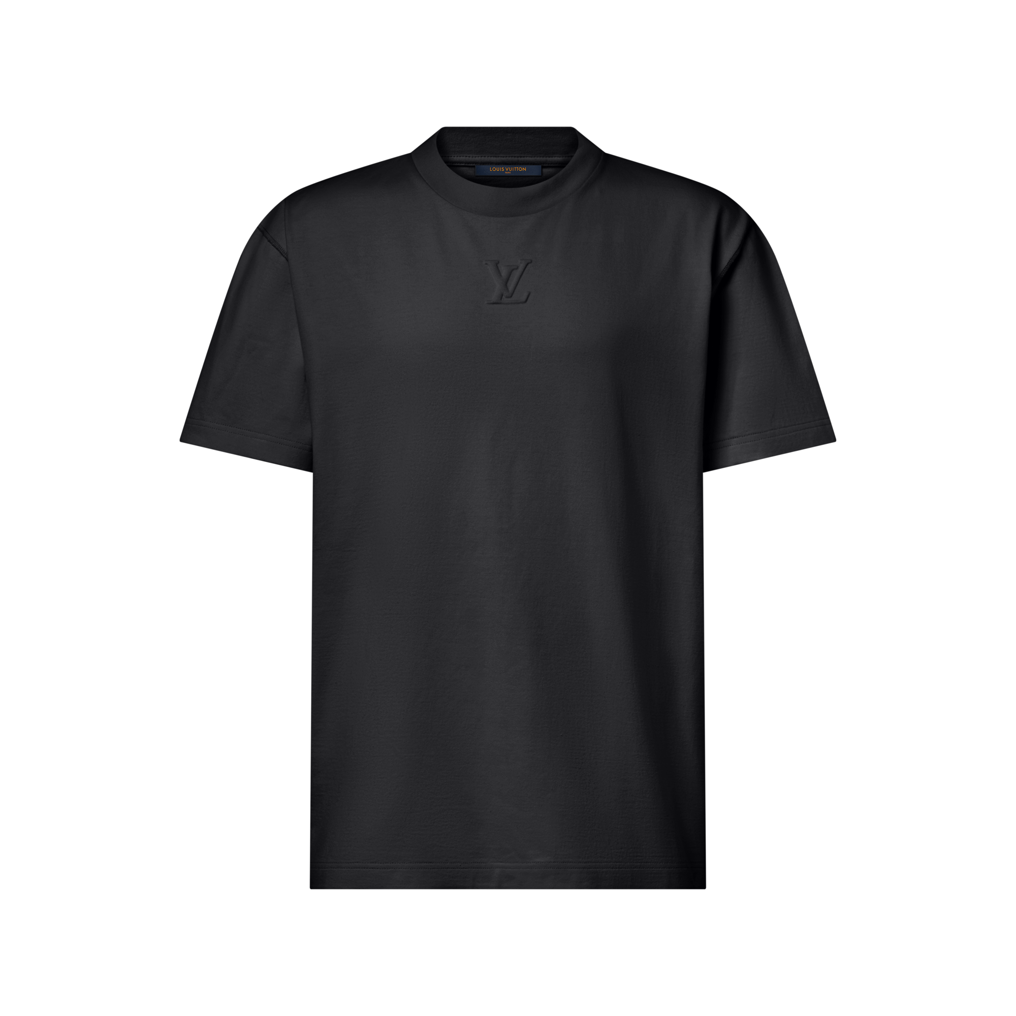 Louis Vuitton Tシャツ ブラック XL Embossed LV T-Shirt - New - For 