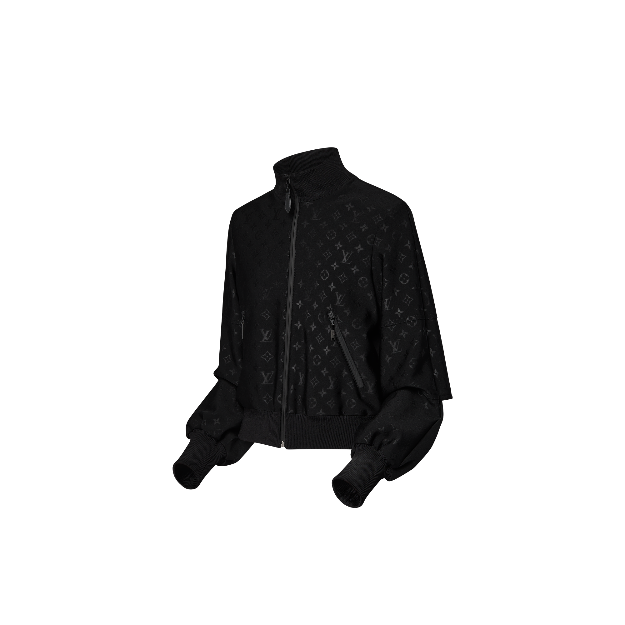  Ready-to-Wear Coats and Jackets Embossed Monogram Zip-Up Jacket | Louis Vuitton ® (Product zoom)