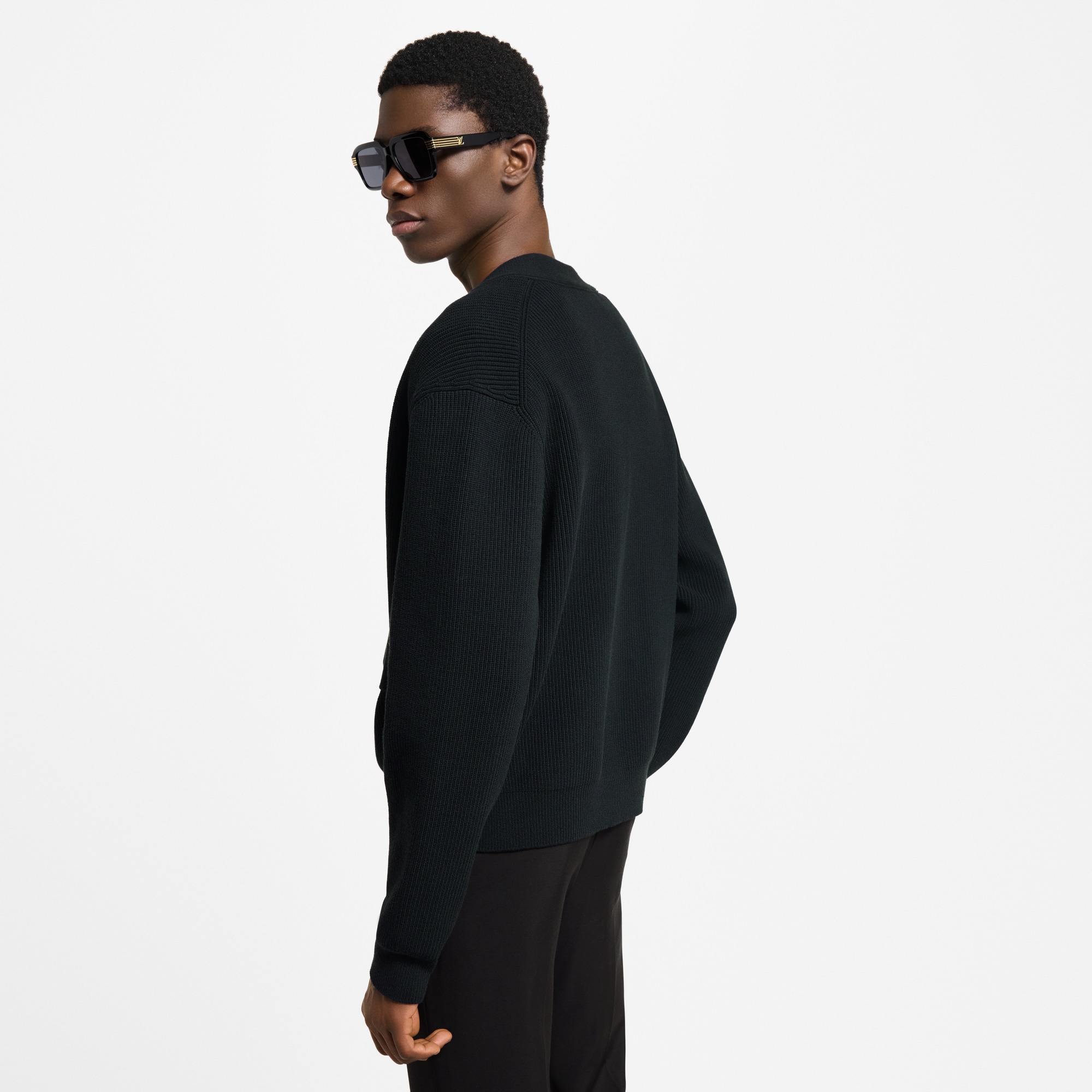  Ready-to-Wear Knitwear and Sweatshirts Embroidered Signature Cardigan | Louis Vuitton ® (Product zoom)