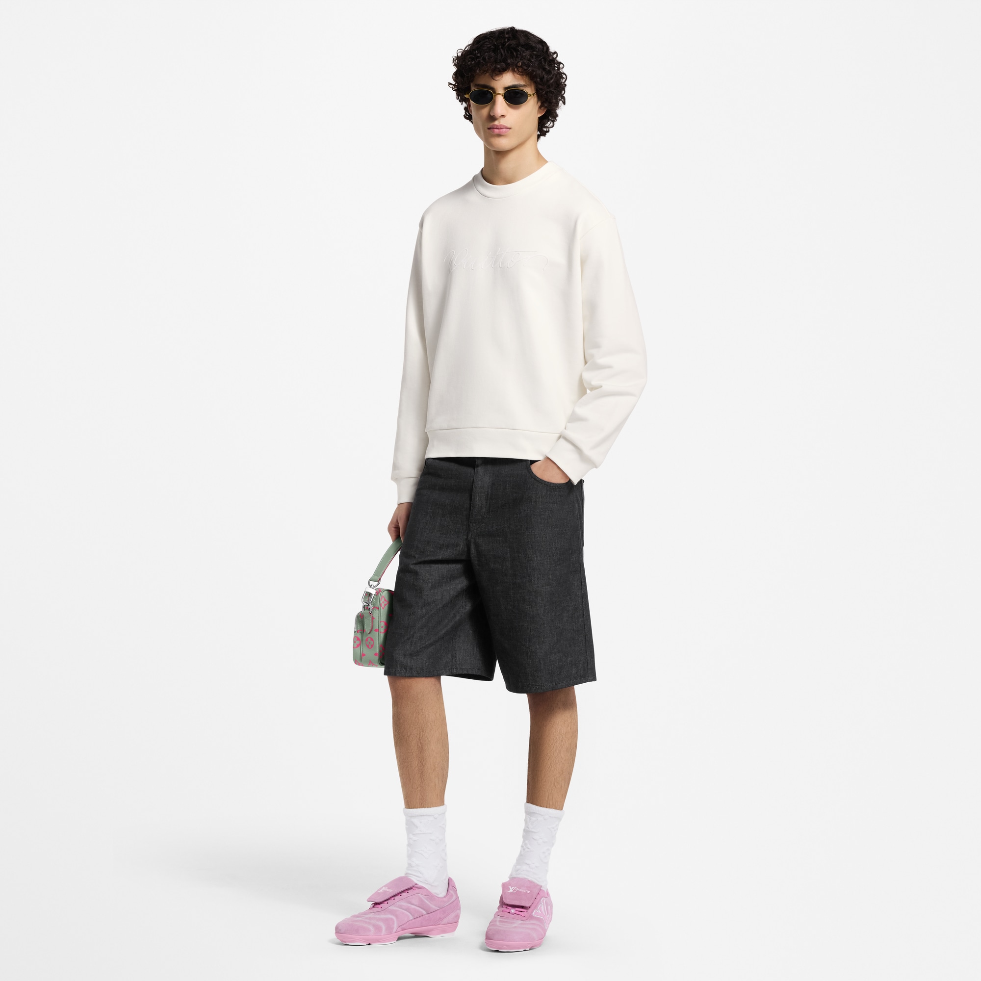  Ready-to-Wear Knitwear Embroidered Signature Crewneck | Louis Vuitton ® (Product zoom)